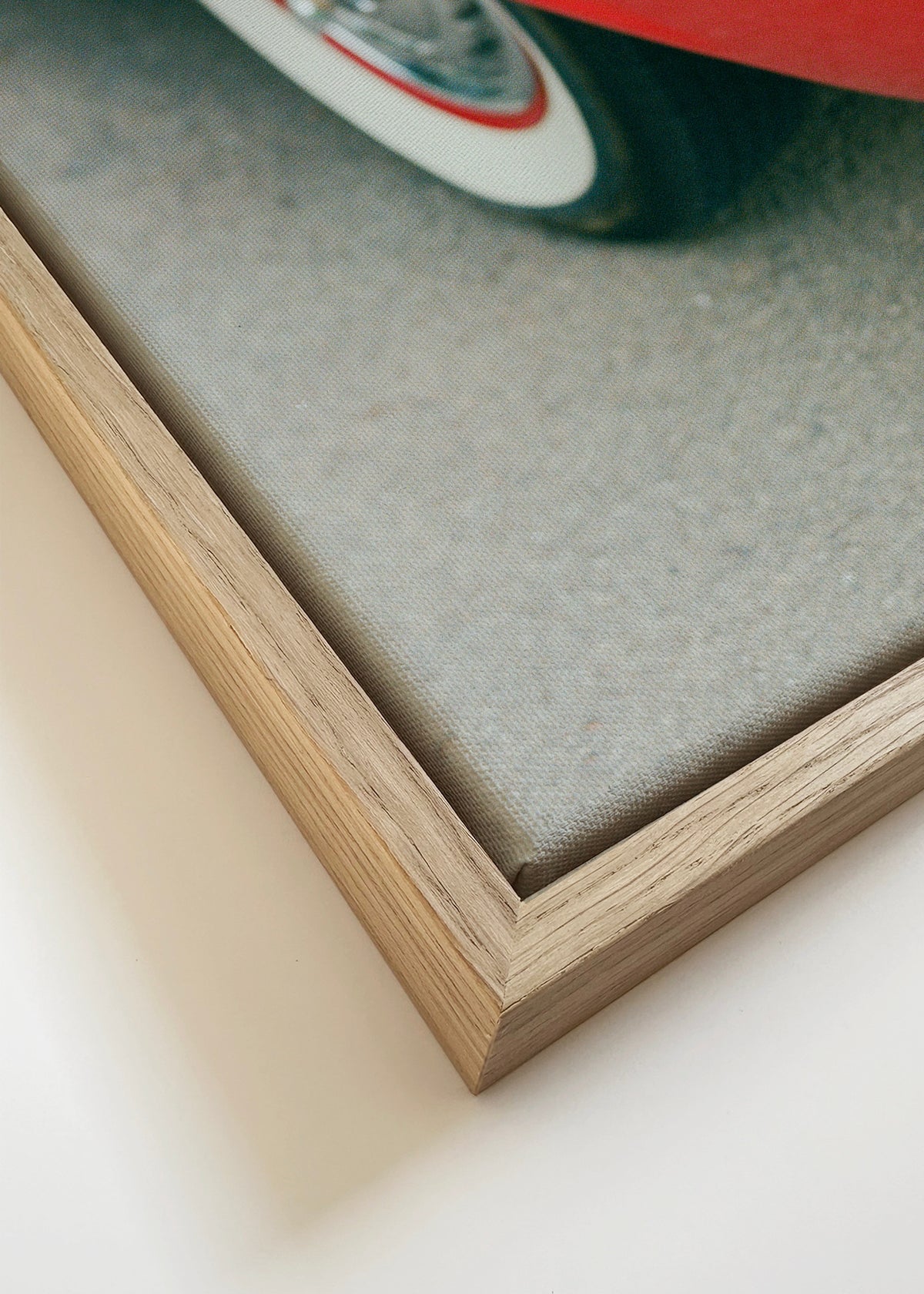 Classic Car - Framed canvas detail