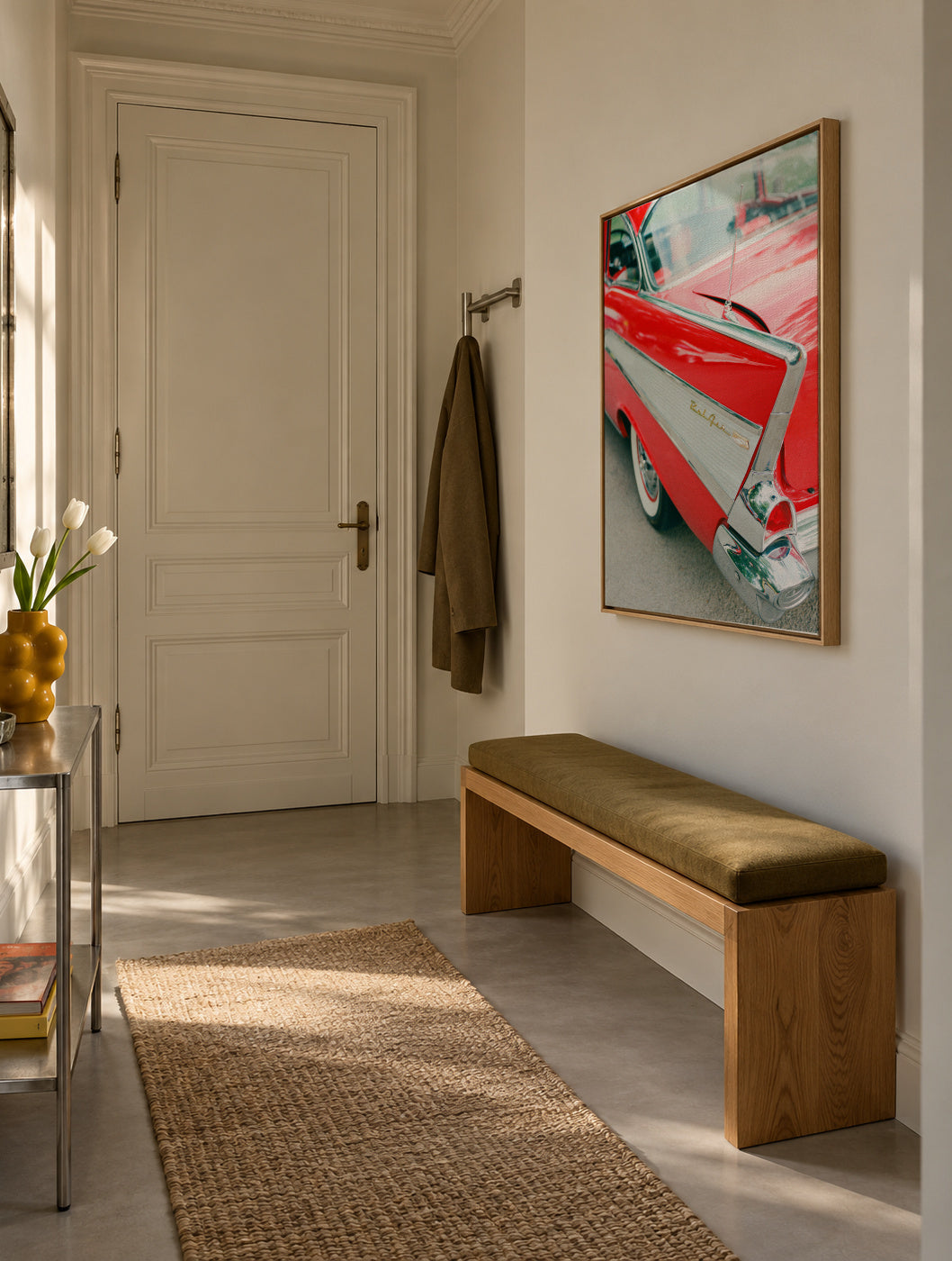 Classic Car - Framed canvas in an interior