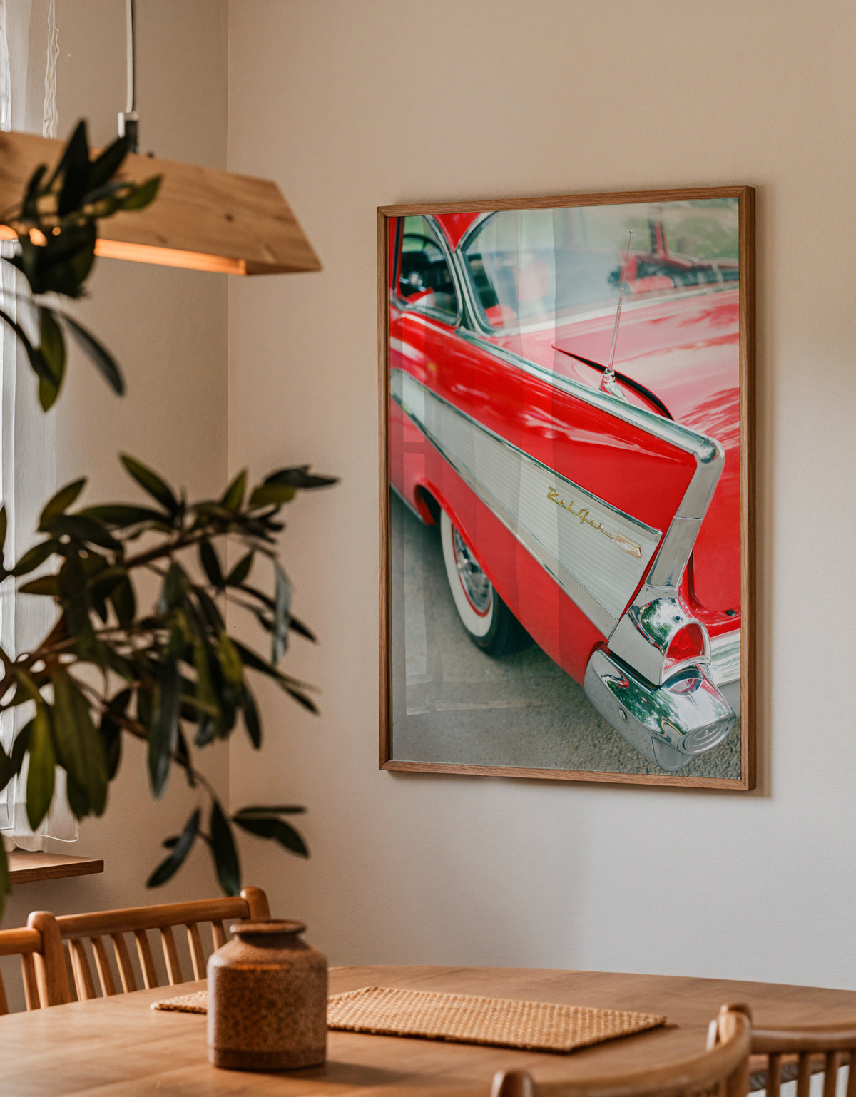 Classic Car - Framed poster detail