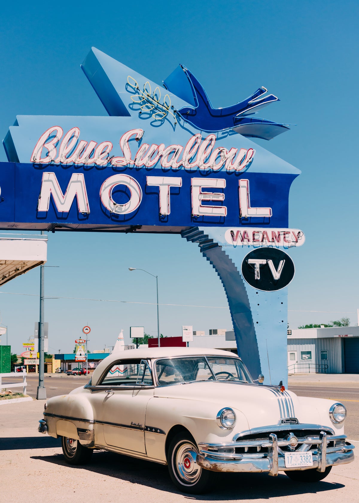 Blue Swallow Motel - Unframed art print