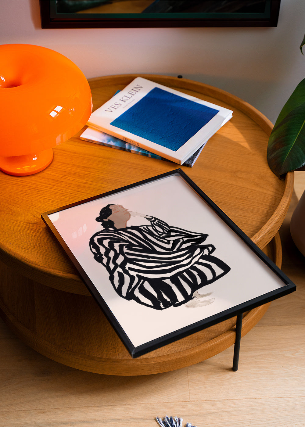 Female Figure 1 - Framed poster in an interior
