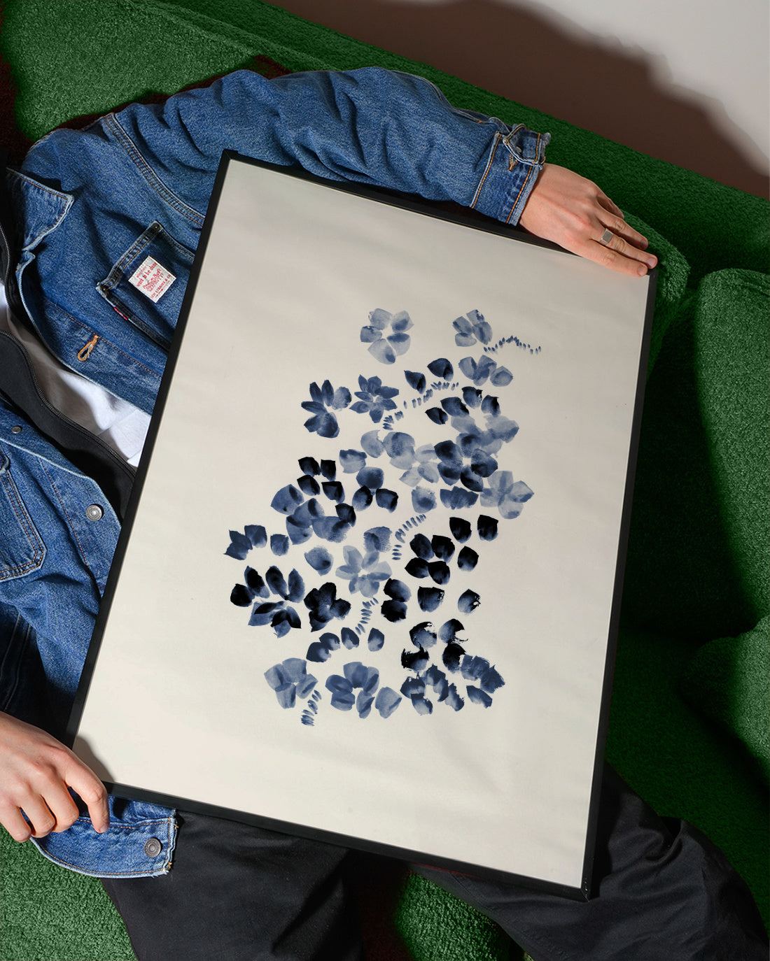 20 Blossoms On a Vine I 24x36 - Framed poster detail