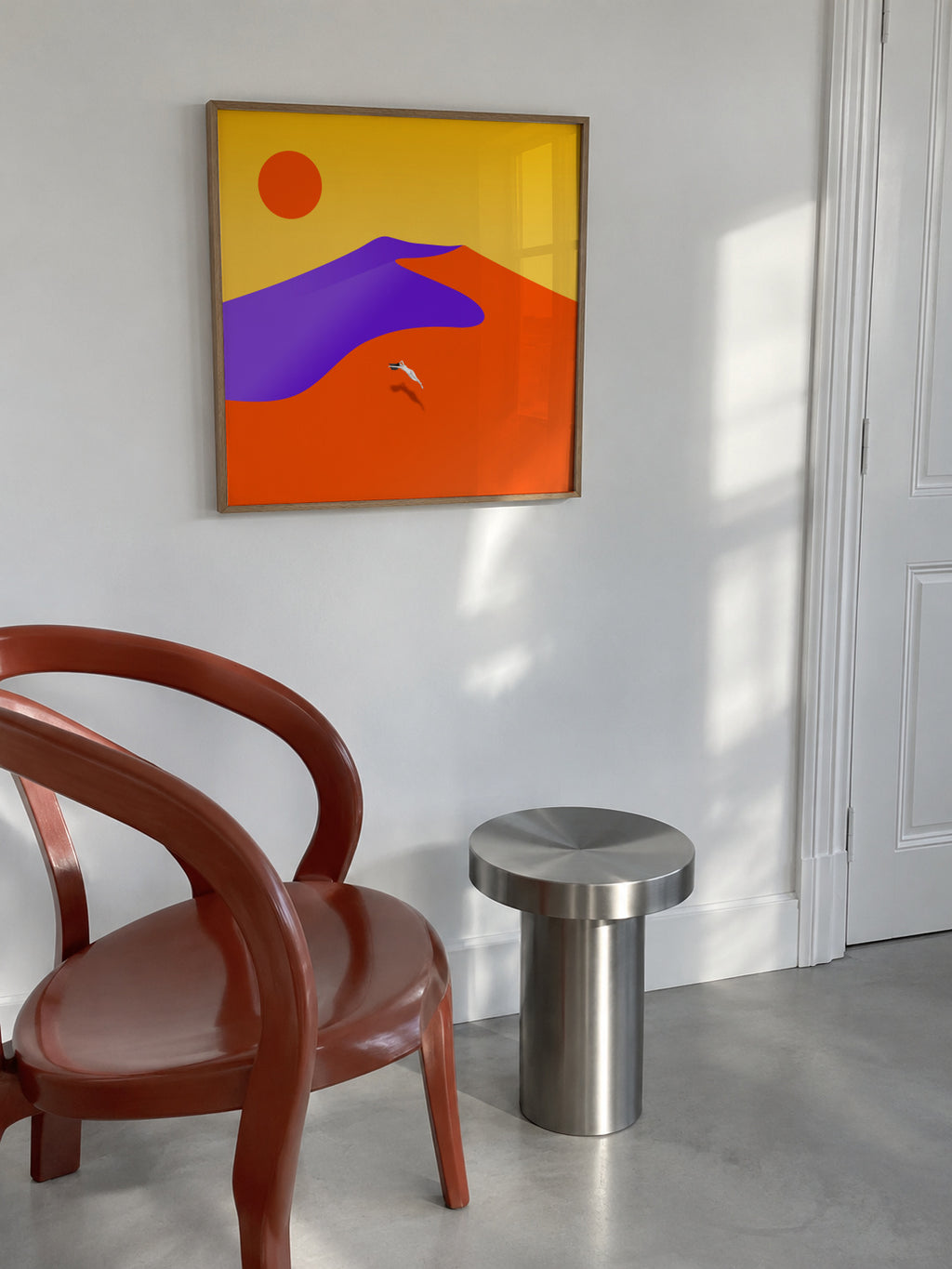 Floating - Framed poster in an interior