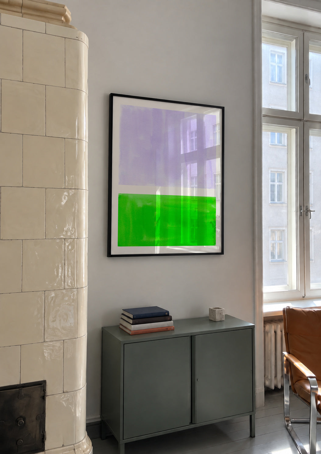 Colourfield 30 - Framed poster in an interior