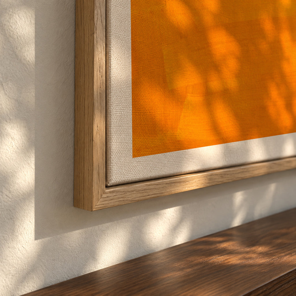 Colourfield 11 - Framed canvas detail