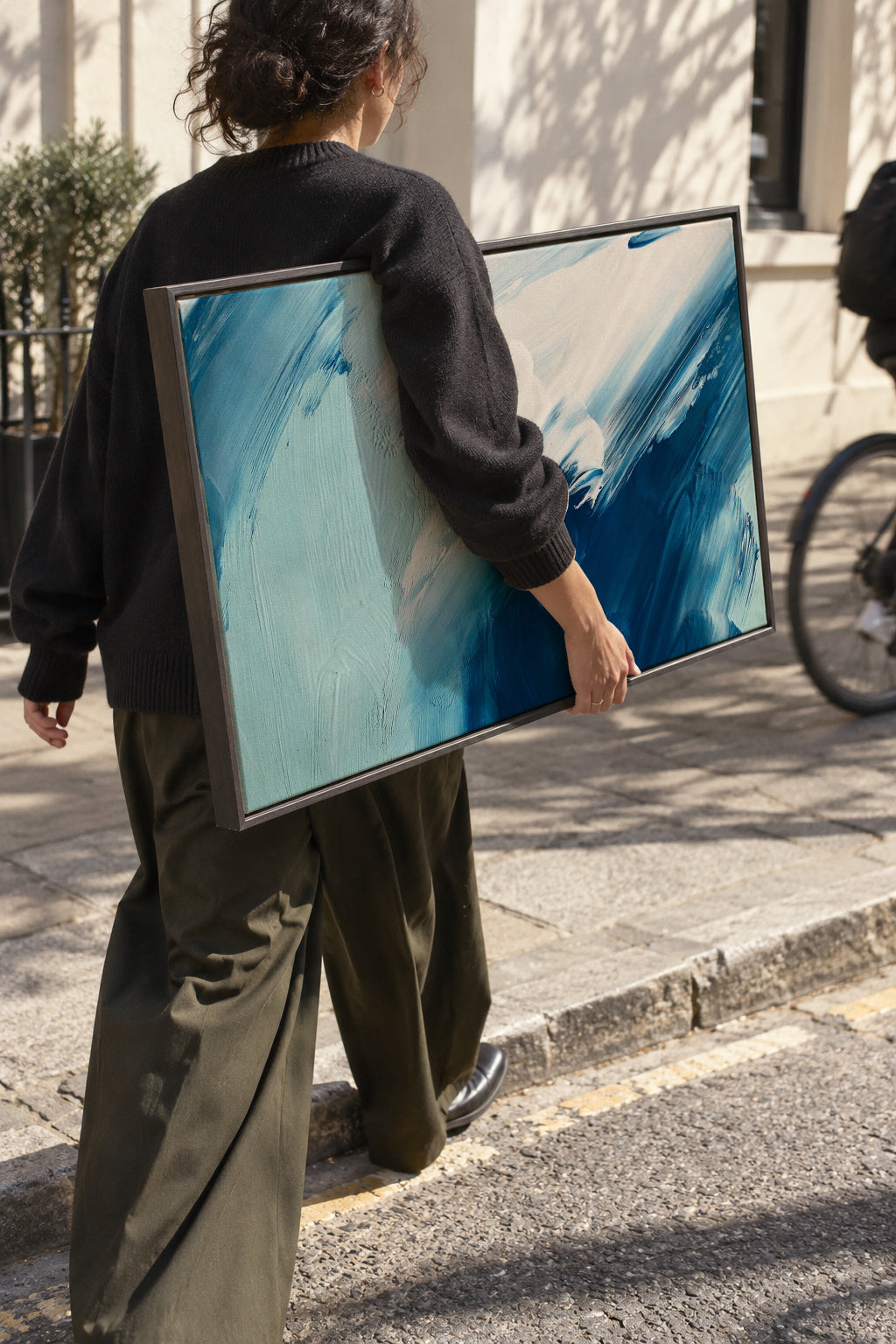 Abstract 47 - Framed canvas in an interior