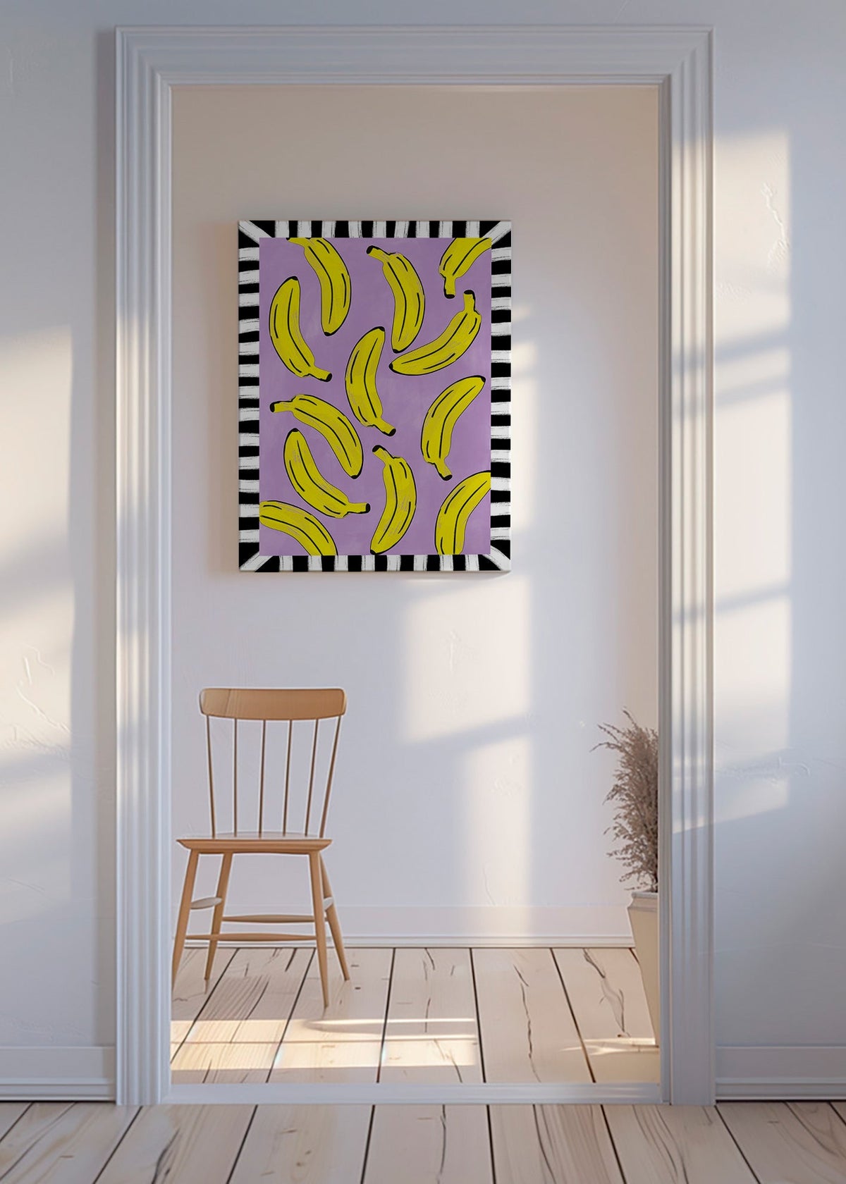 Cuadro de cocina con plátanos amarillos – Canvas