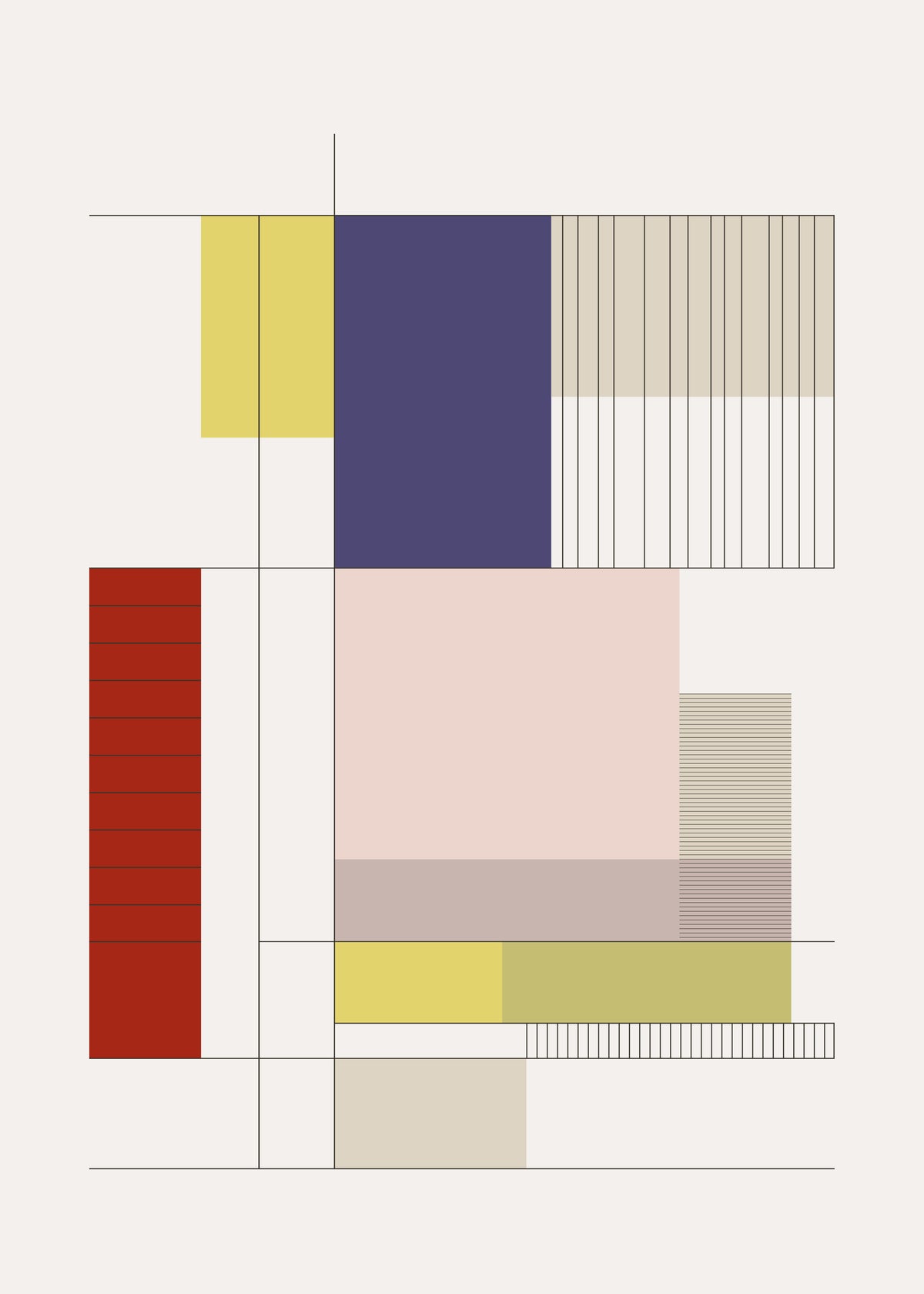 Built in Shapes no. 02 - Unframed art print