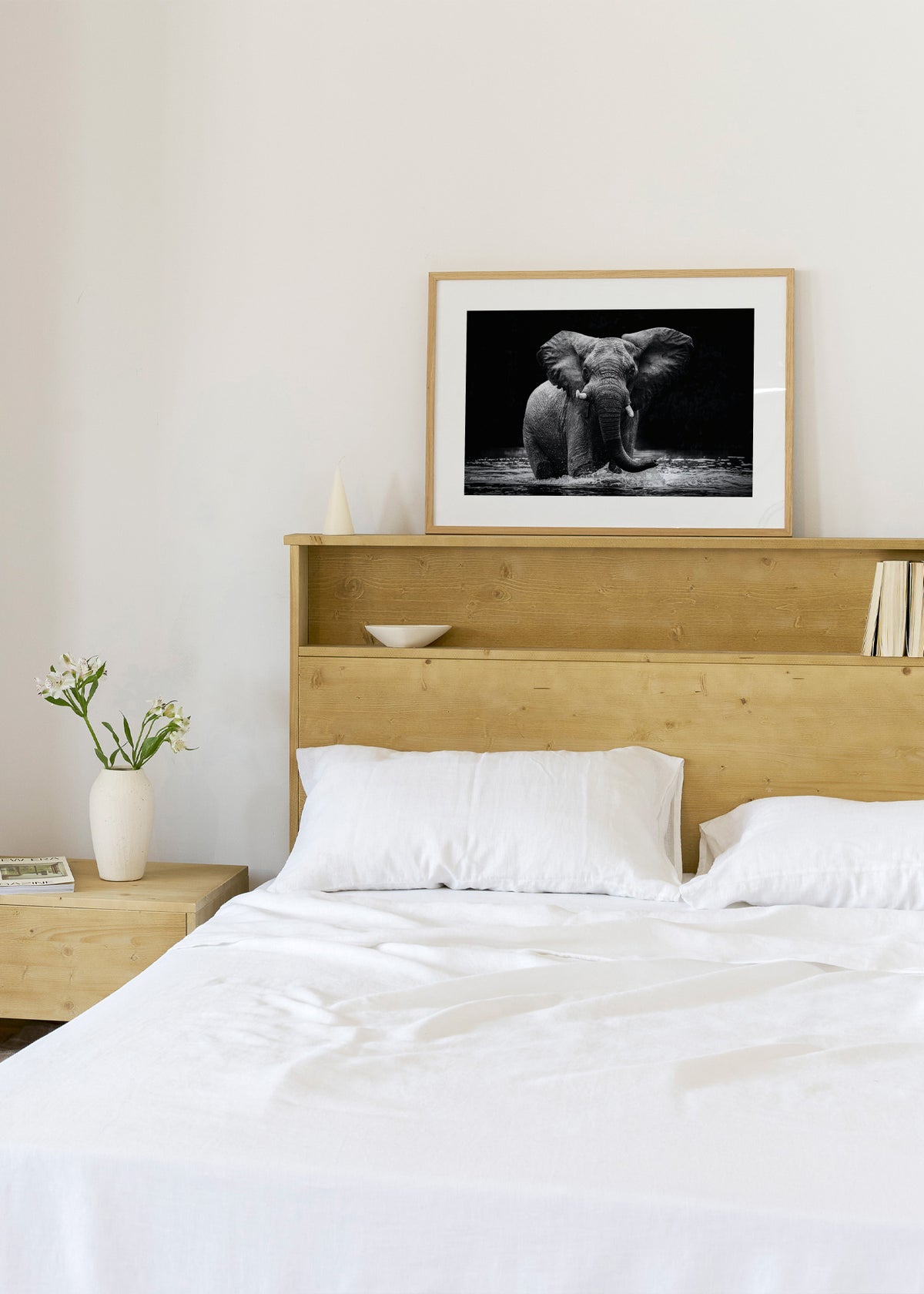 Power 1 - Framed poster in an interior