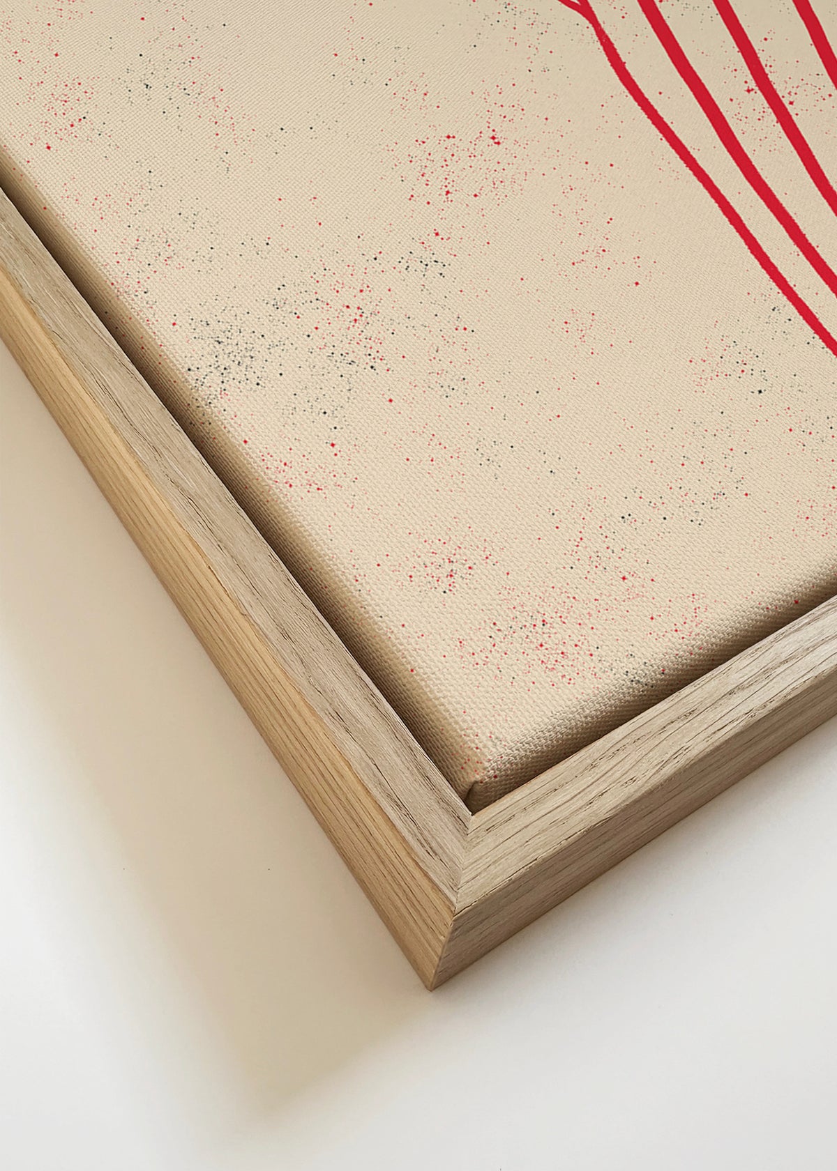 CANNIBAL II - Framed canvas detail