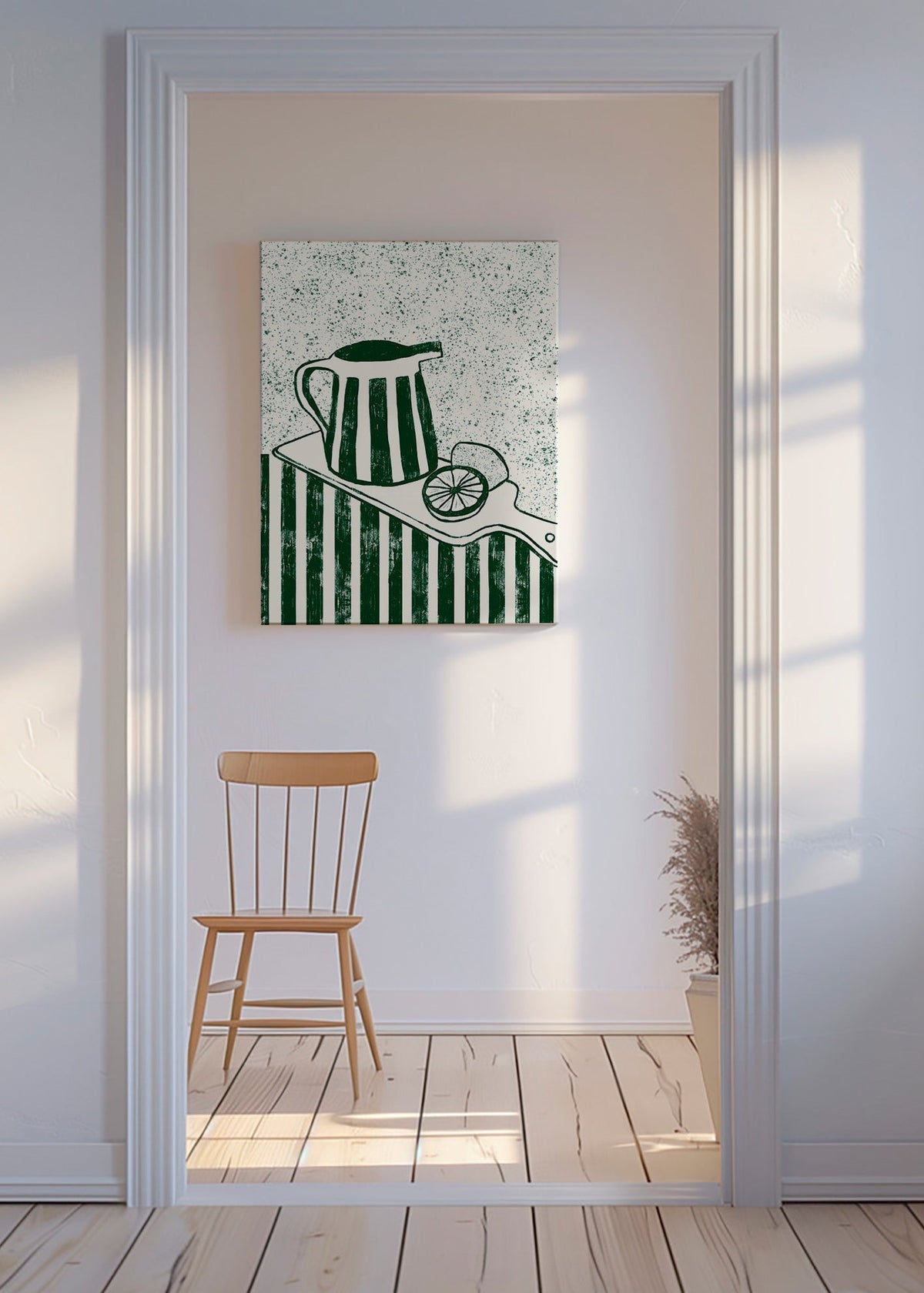 Cuadro de cocina con jarra y limón – Canvas