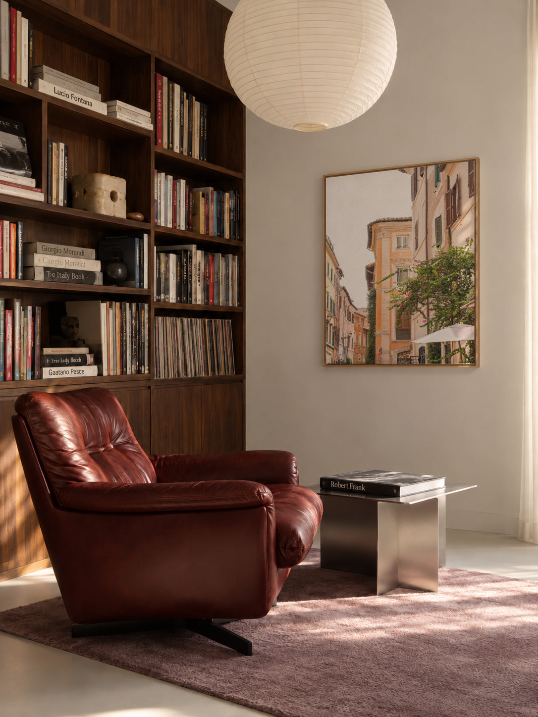 Streets of Rome - Framed canvas in an interior