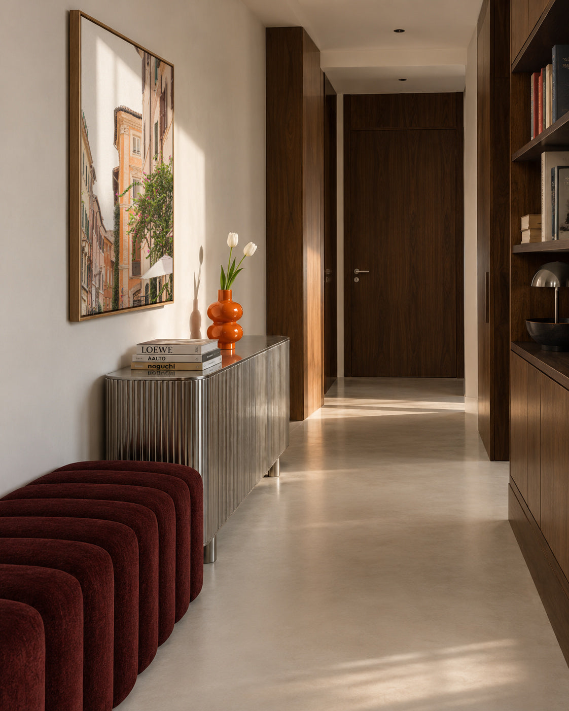 Streets of Rome - Framed canvas in an interior