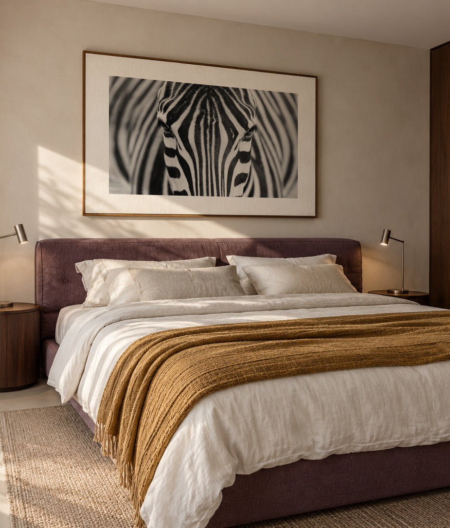Zepra - Framed canvas in an interior