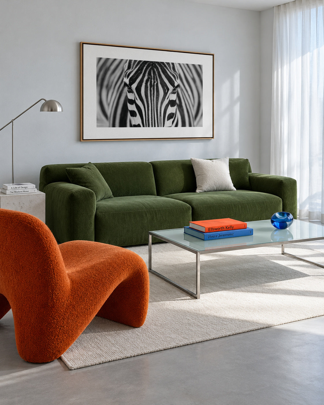 Zepra - Framed canvas in an interior