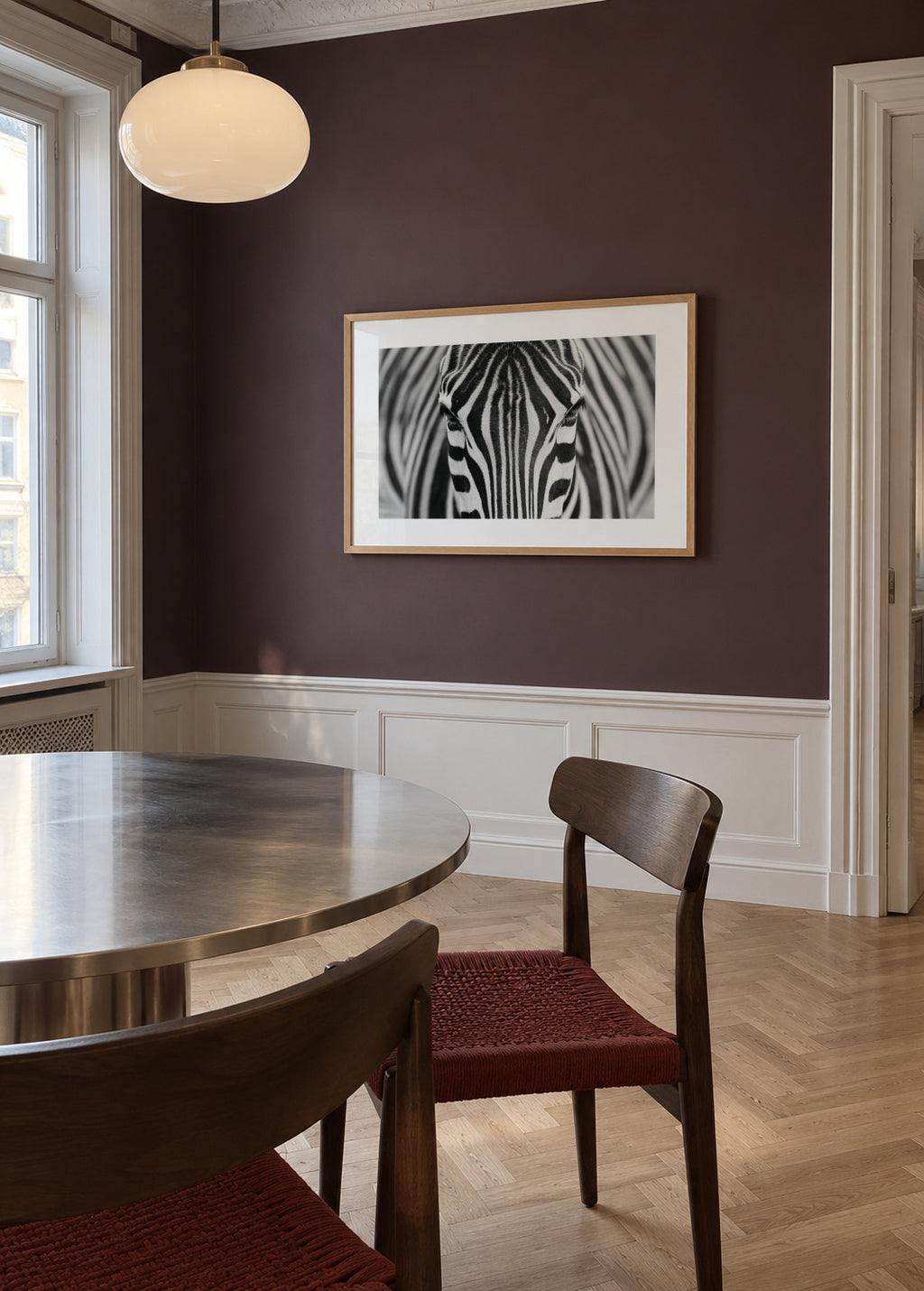 Zepra - Framed poster in an interior