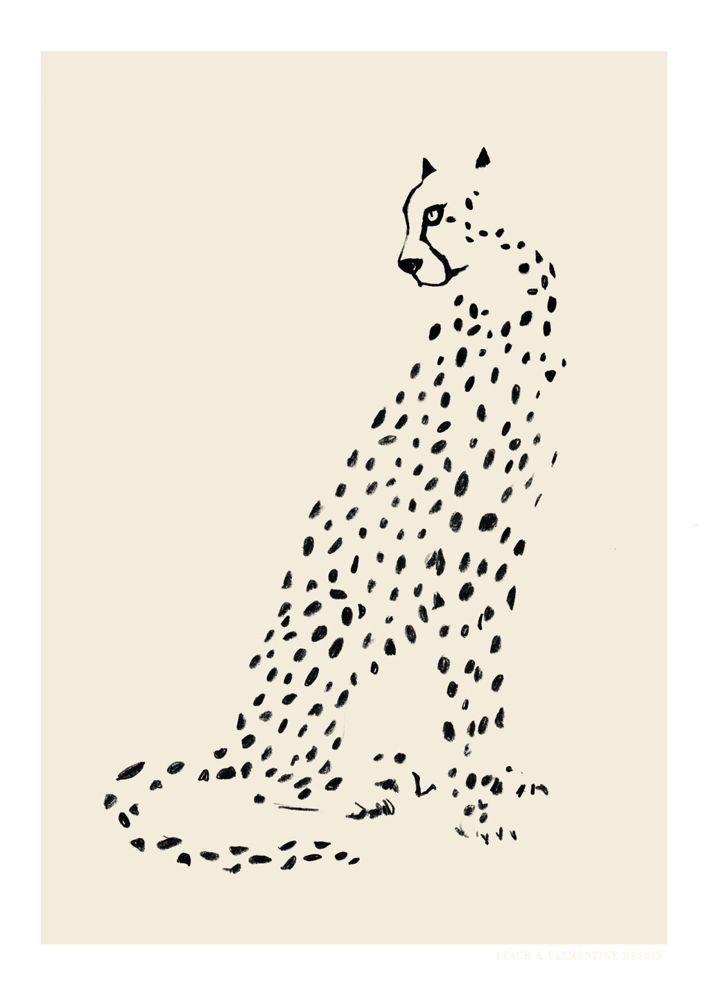 Pandc Leopard - Unframed art print