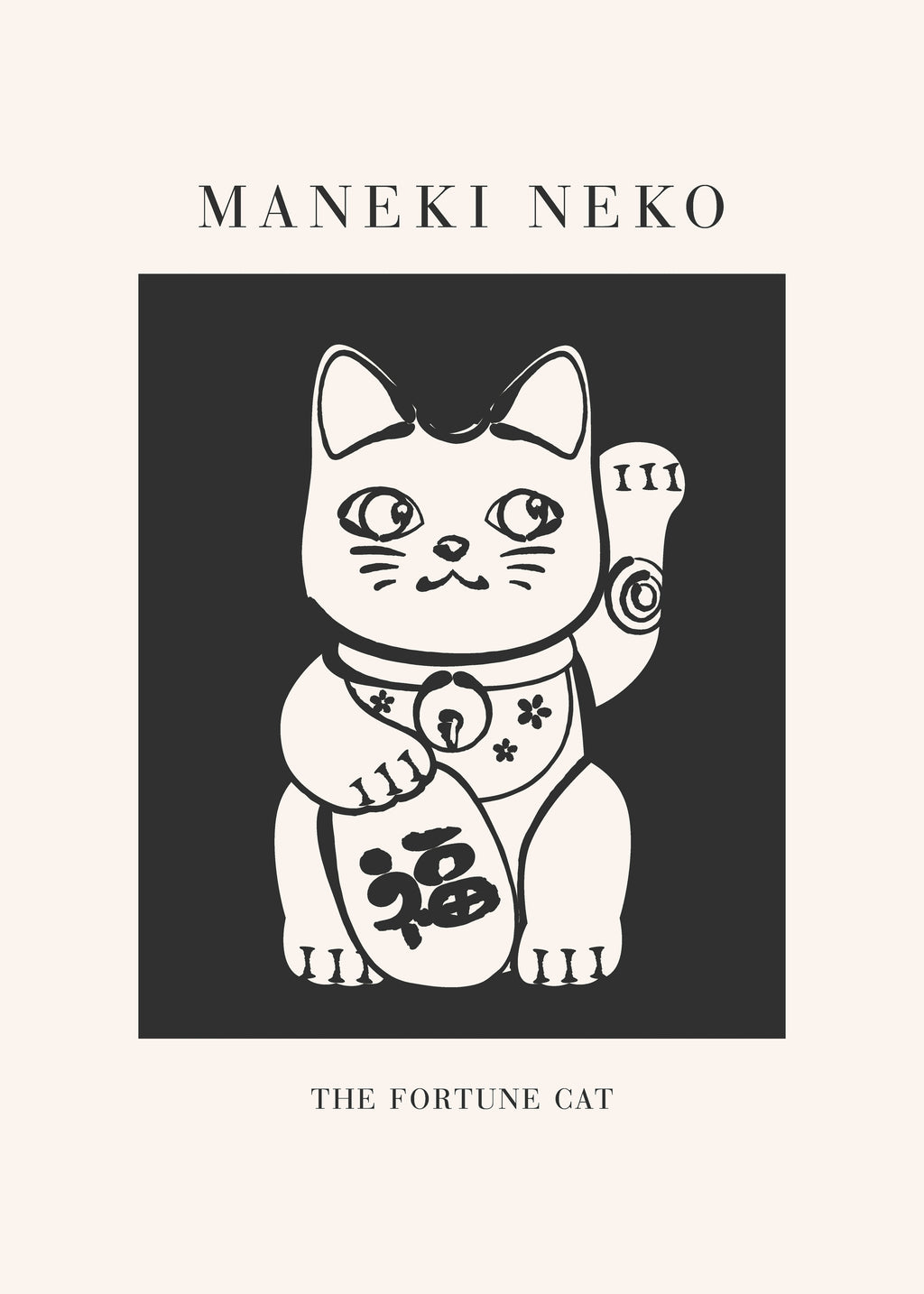 Manekineko - Unframed art print