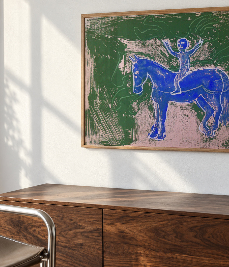 Childhood Memories II - Framed poster detail