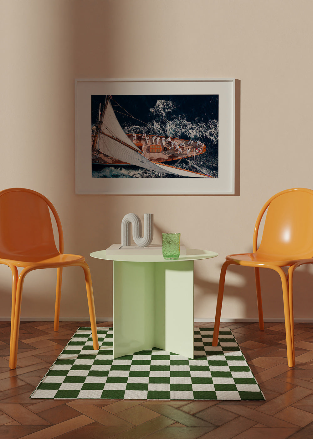 Fotografía aérea de velero en alta mar – Product2