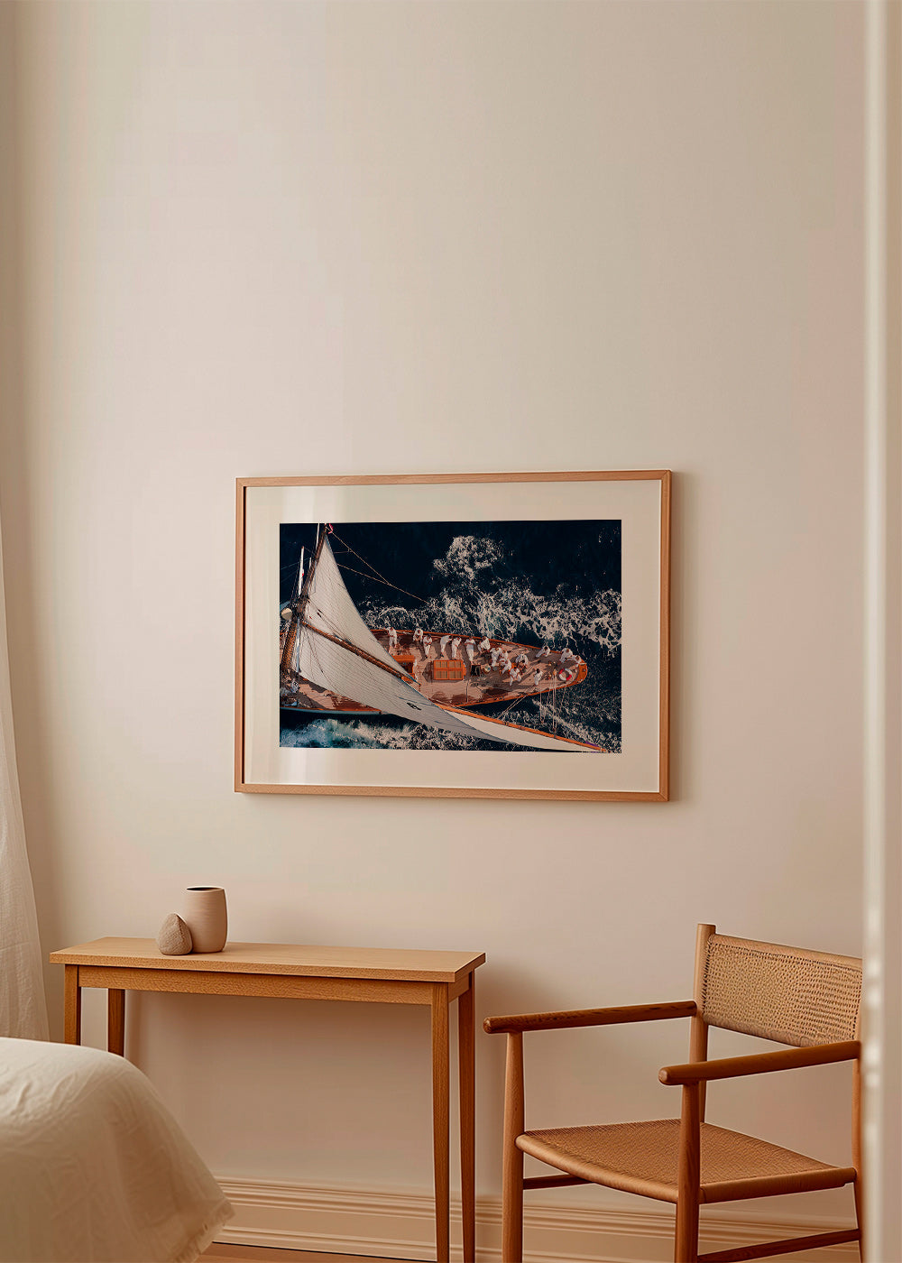 Fotografía aérea de velero en alta mar – Product3