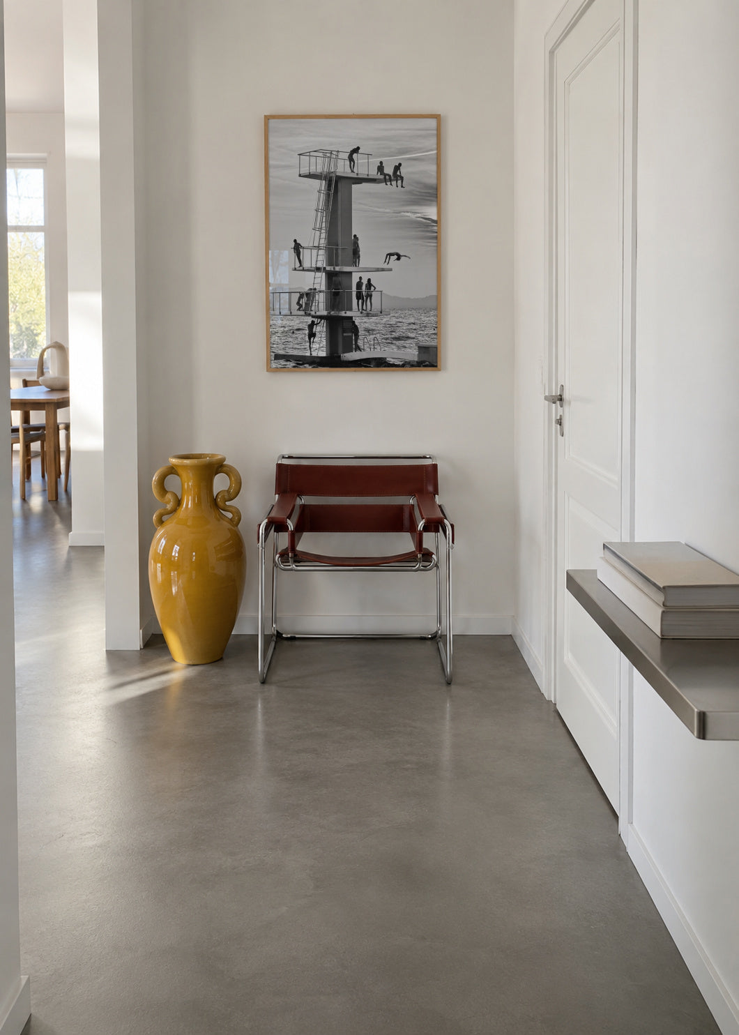 Jumping and Hangin' Around - Framed poster in an interior