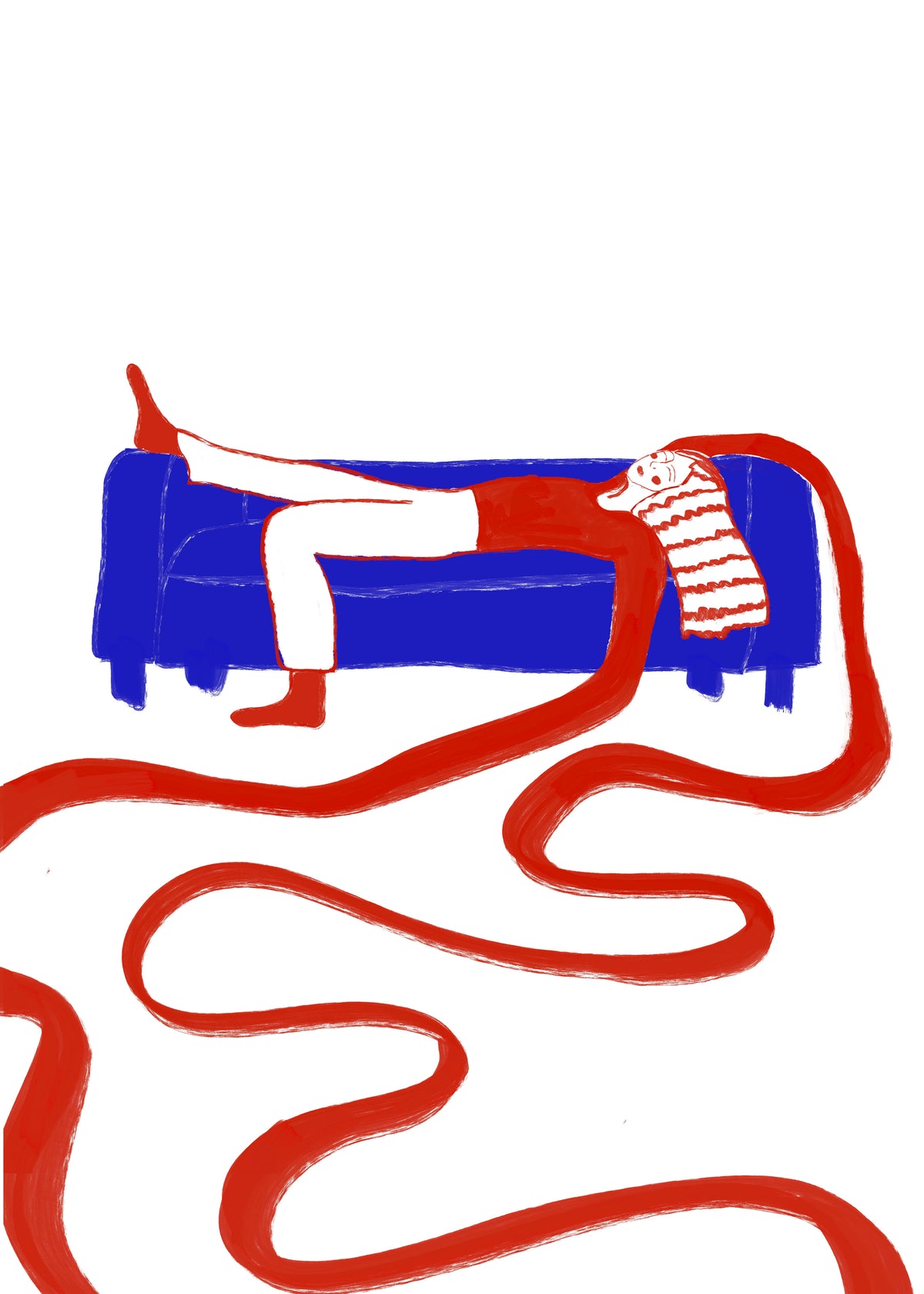 resting day - Unframed art print