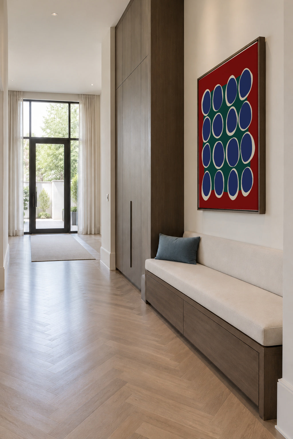 Color Harmony - Framed canvas in an interior