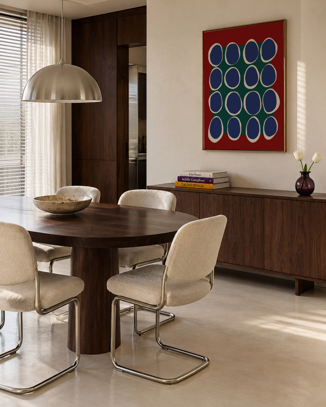 Color Harmony - Framed canvas in an interior
