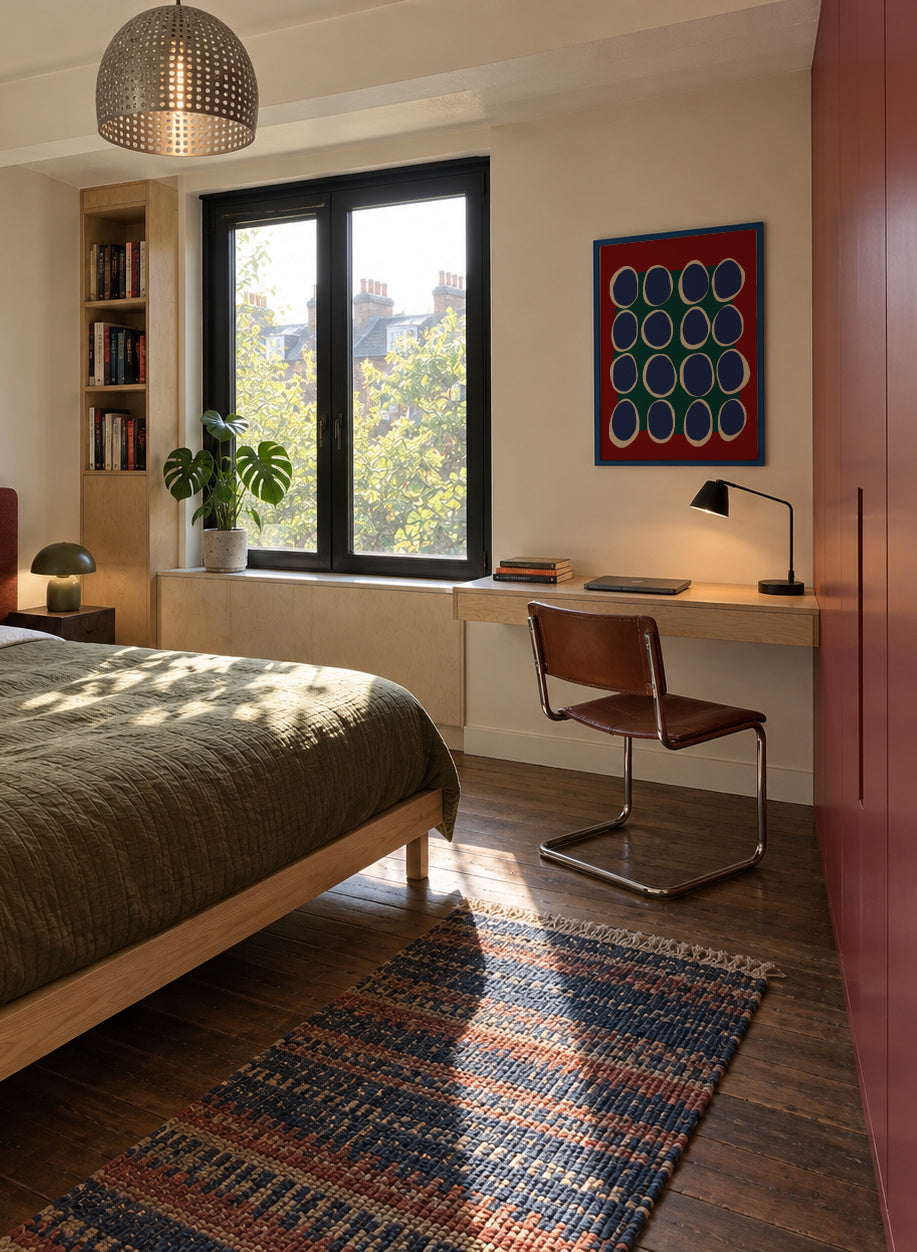 Color Harmony - Framed poster in an interior