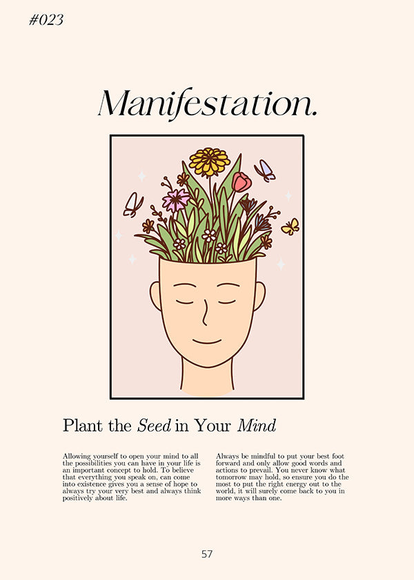 Ilustración cabeza con plantas