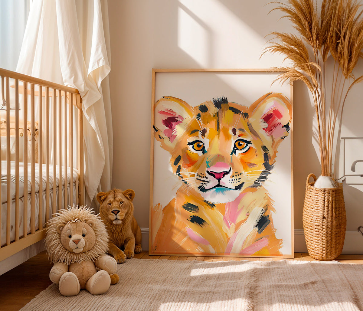 Cuadro tigre bebé ilustrado – Product2
