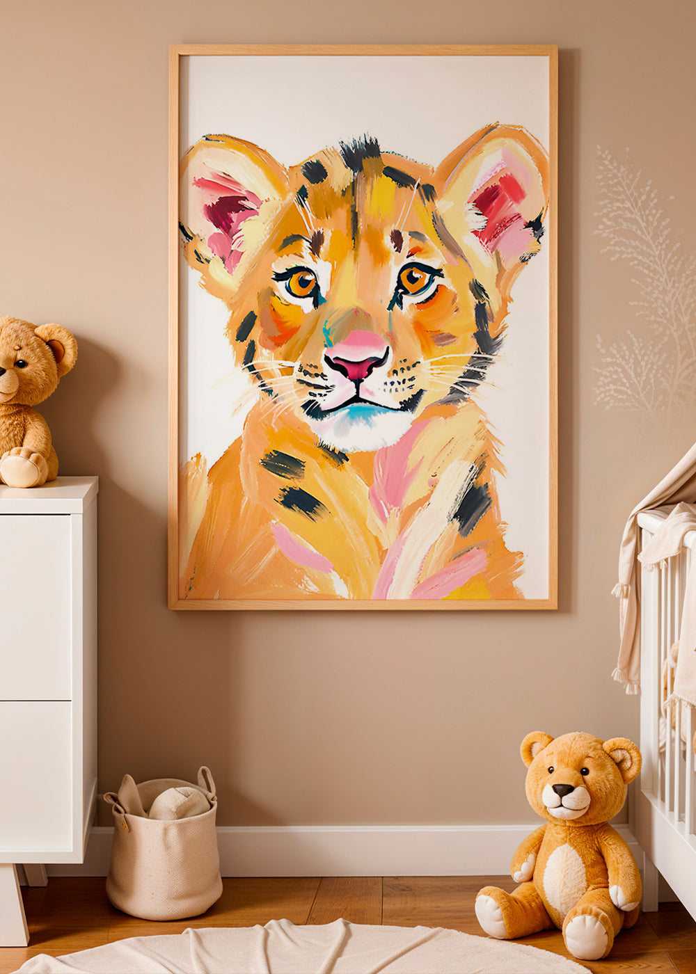 Cuadro tigre bebé ilustrado – Product3