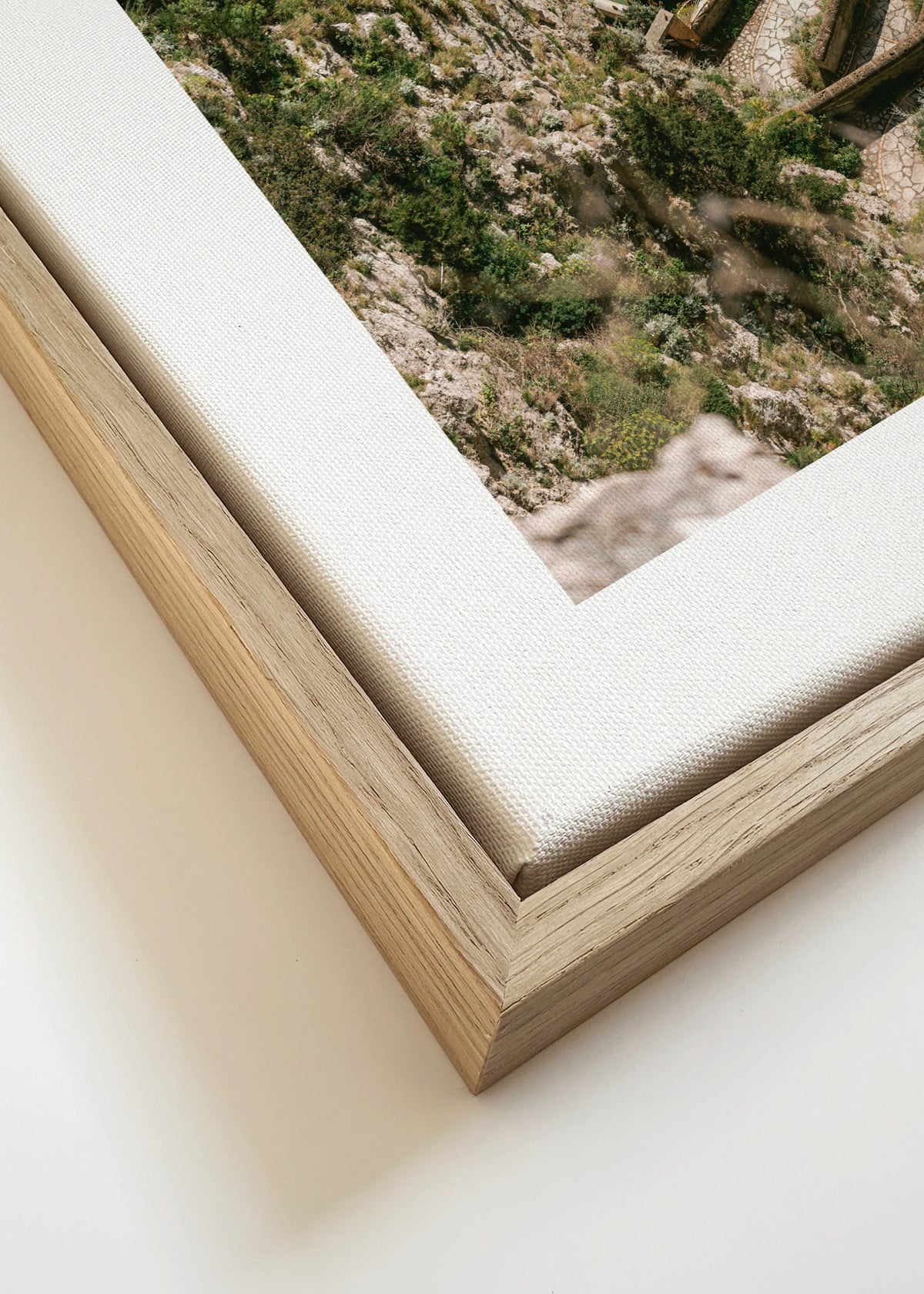 Gardens of Augustus - Framed canvas detail