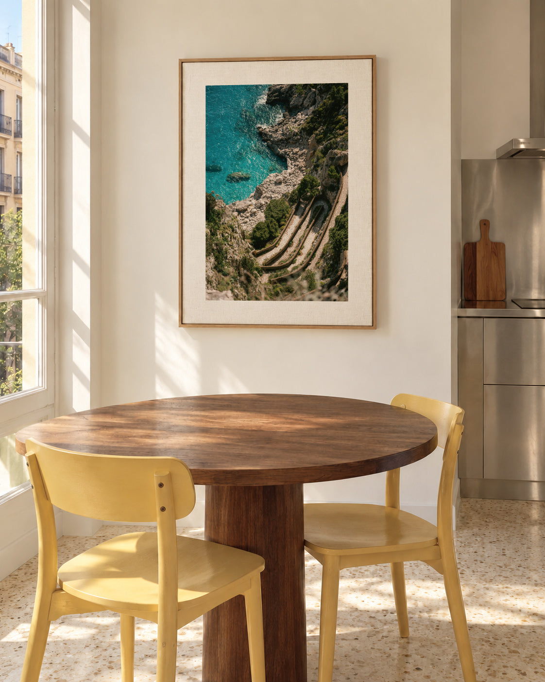 Gardens of Augustus - Framed canvas in an interior