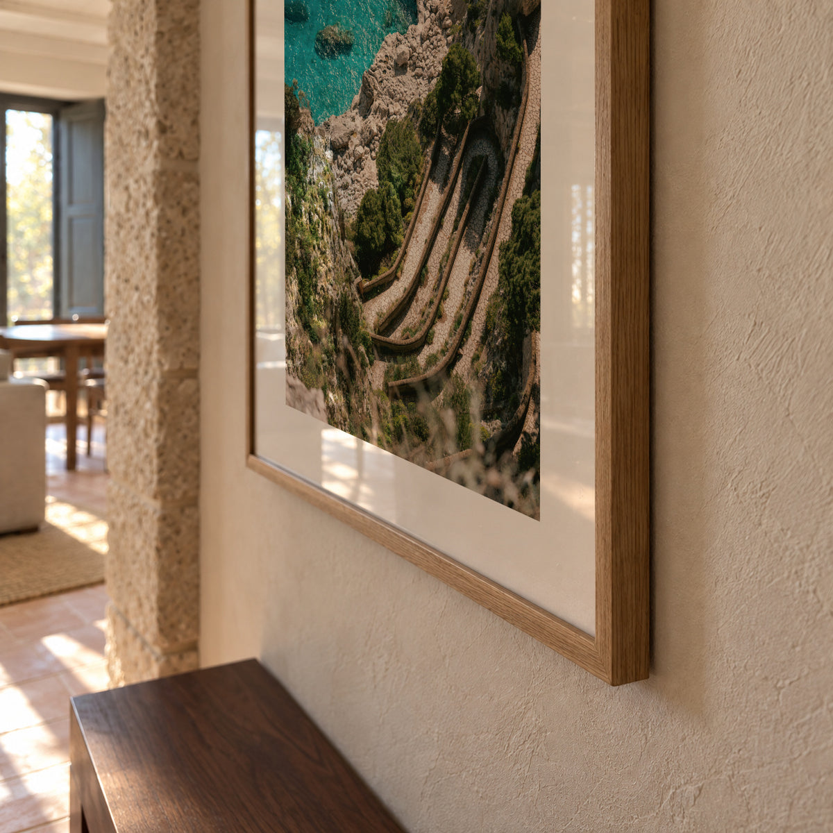 Gardens of Augustus - Framed poster detail