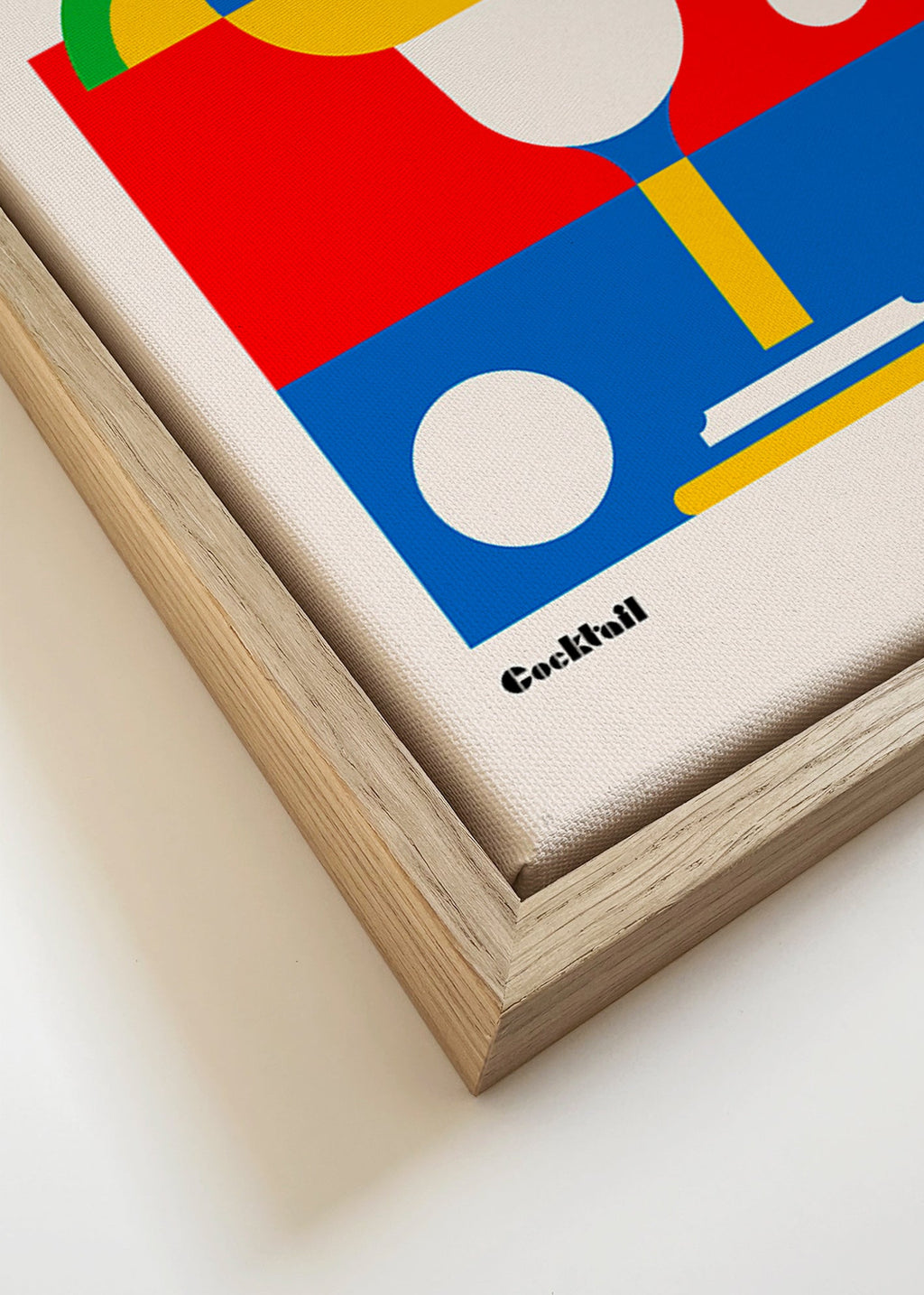 Cuadro de cocina Margarita estilo Bauhaus – Canvas detail