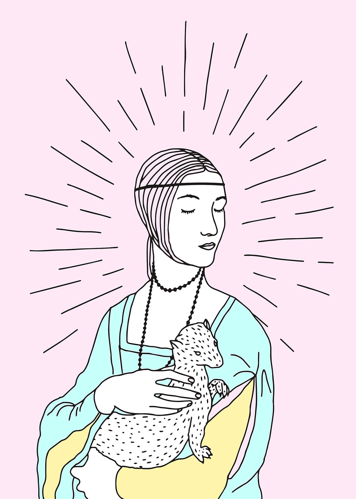 The Lady With An Ermin - Unframed art print