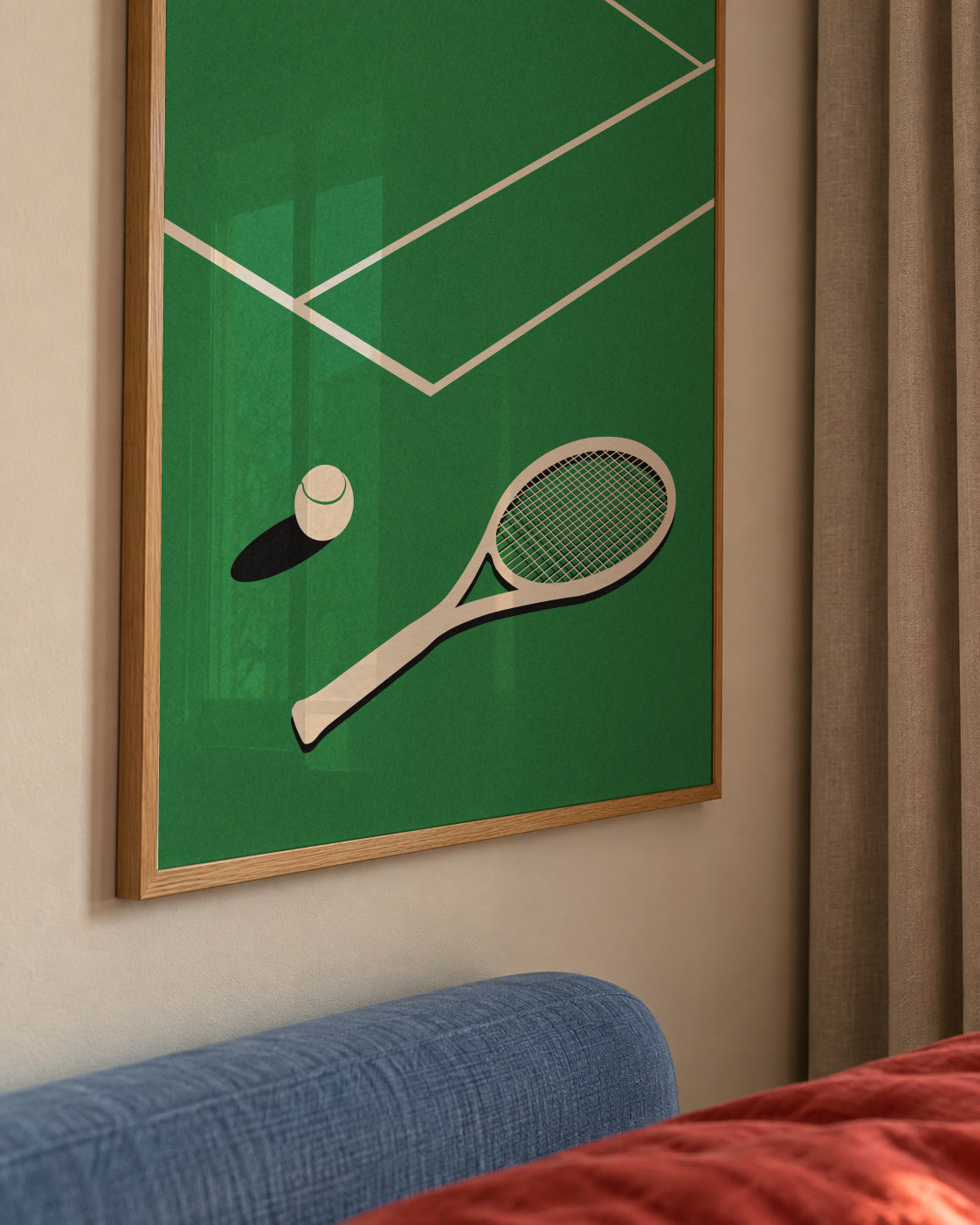 Rosi Feist Lawn Tennis Club - Framed poster detail