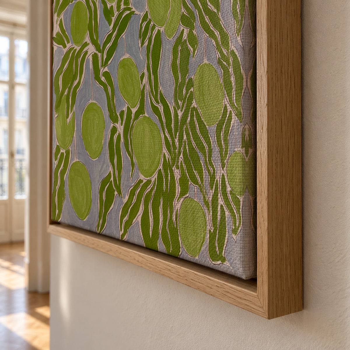 Raw Mango - Framed canvas detail