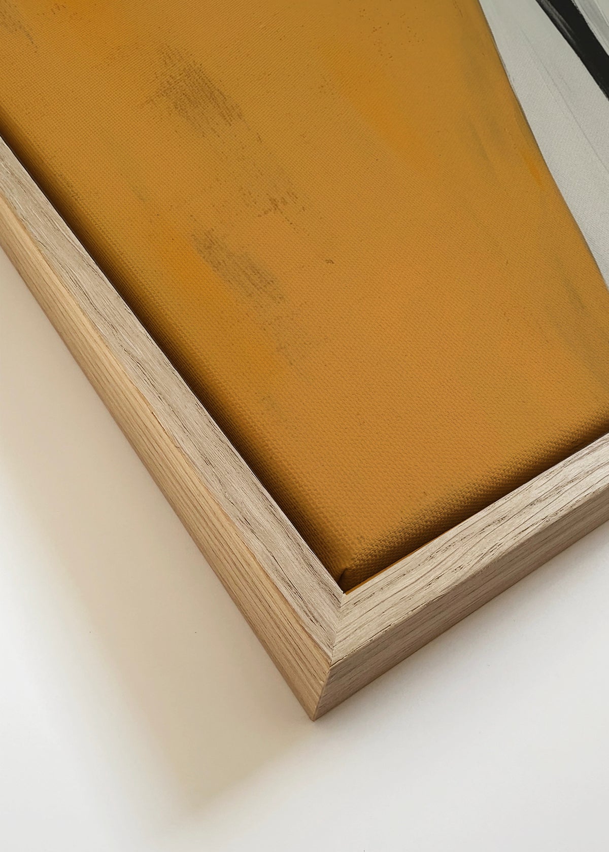 Portrait of a Man - Framed canvas detail