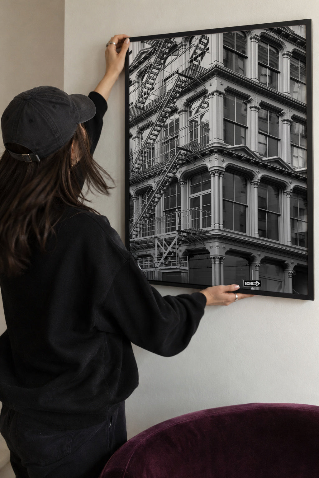 Urban Geometry - Framed poster detail