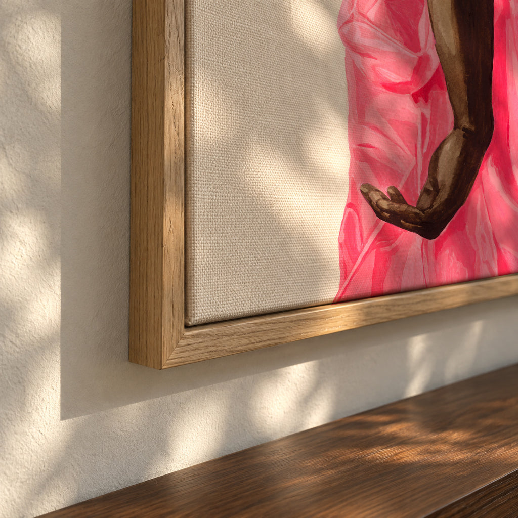 Bloom - Framed canvas detail