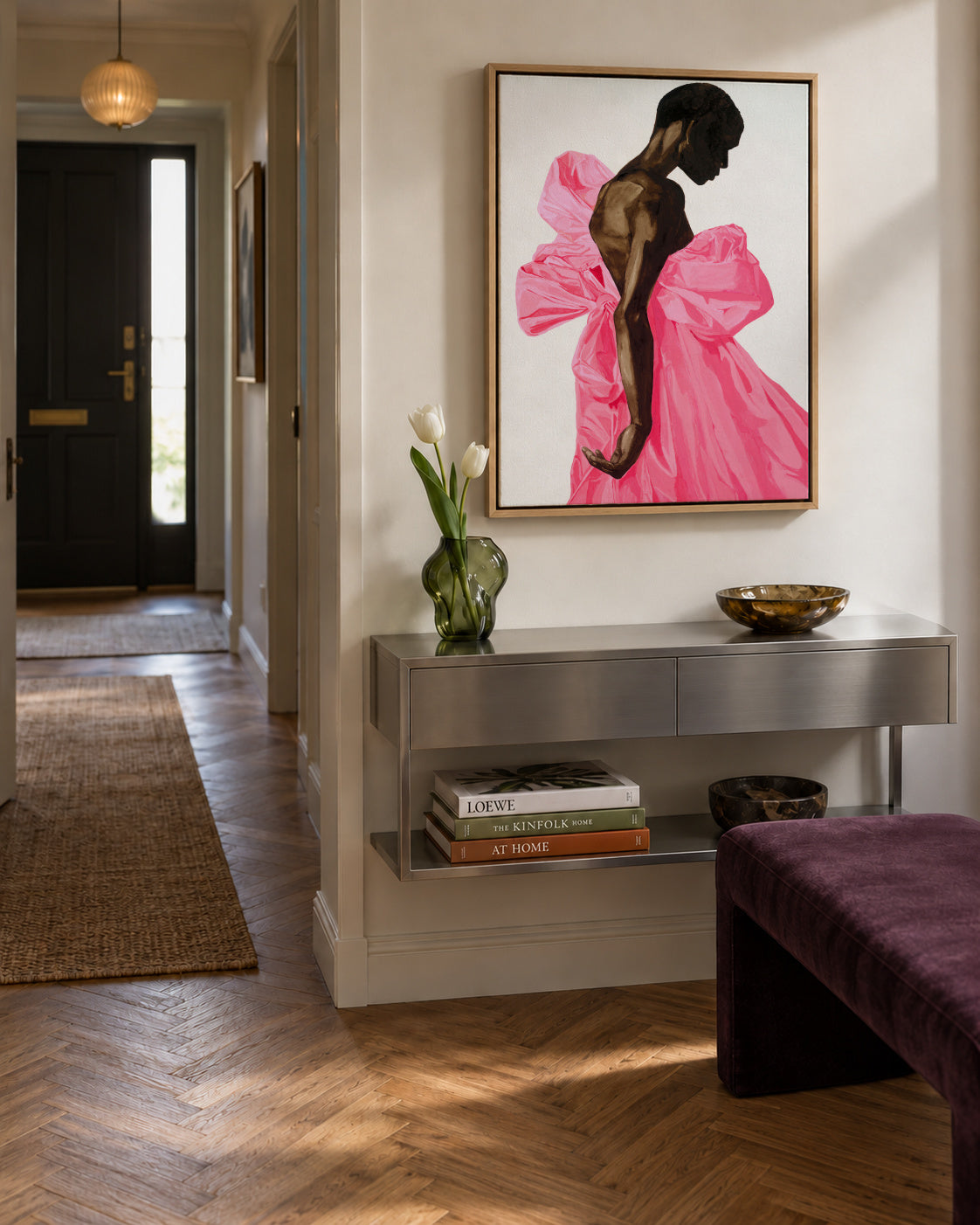 Bloom - Framed canvas in an interior