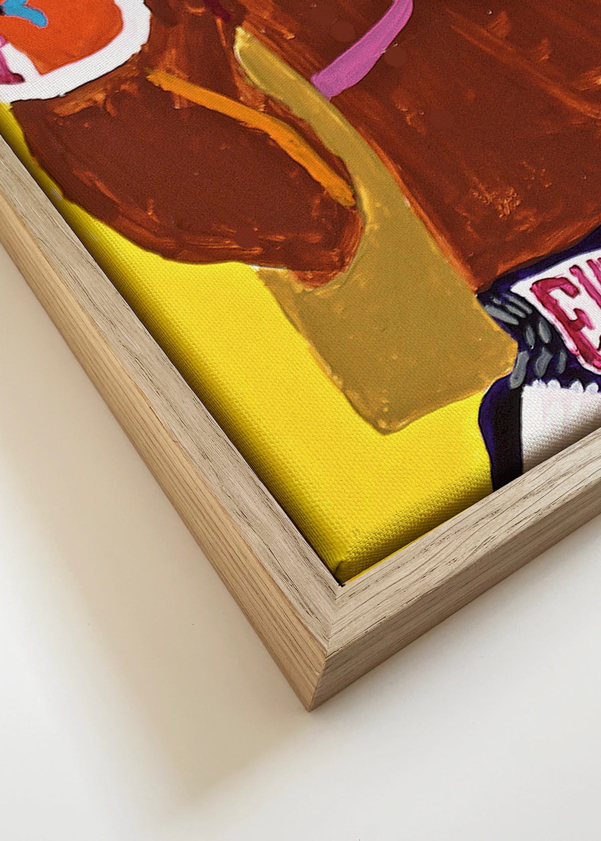 Ali - Framed canvas detail