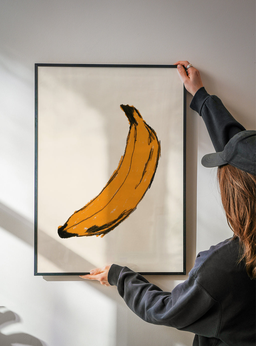 Banana - Framed poster detail