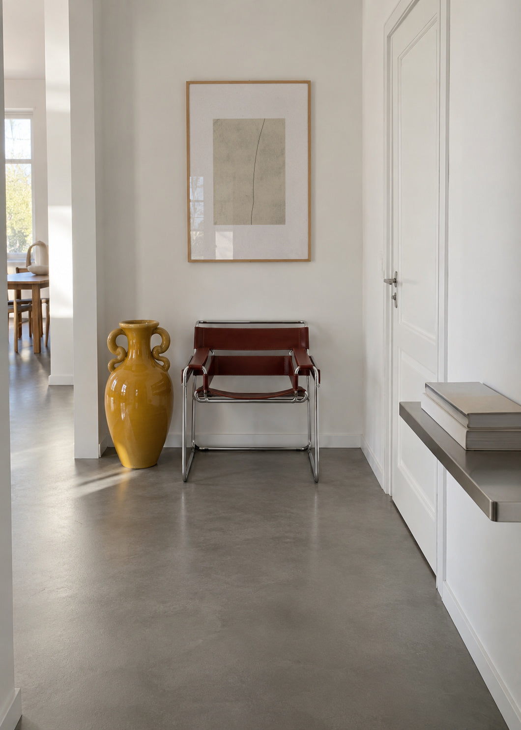 Elegant Simplicity - Framed poster in an interior