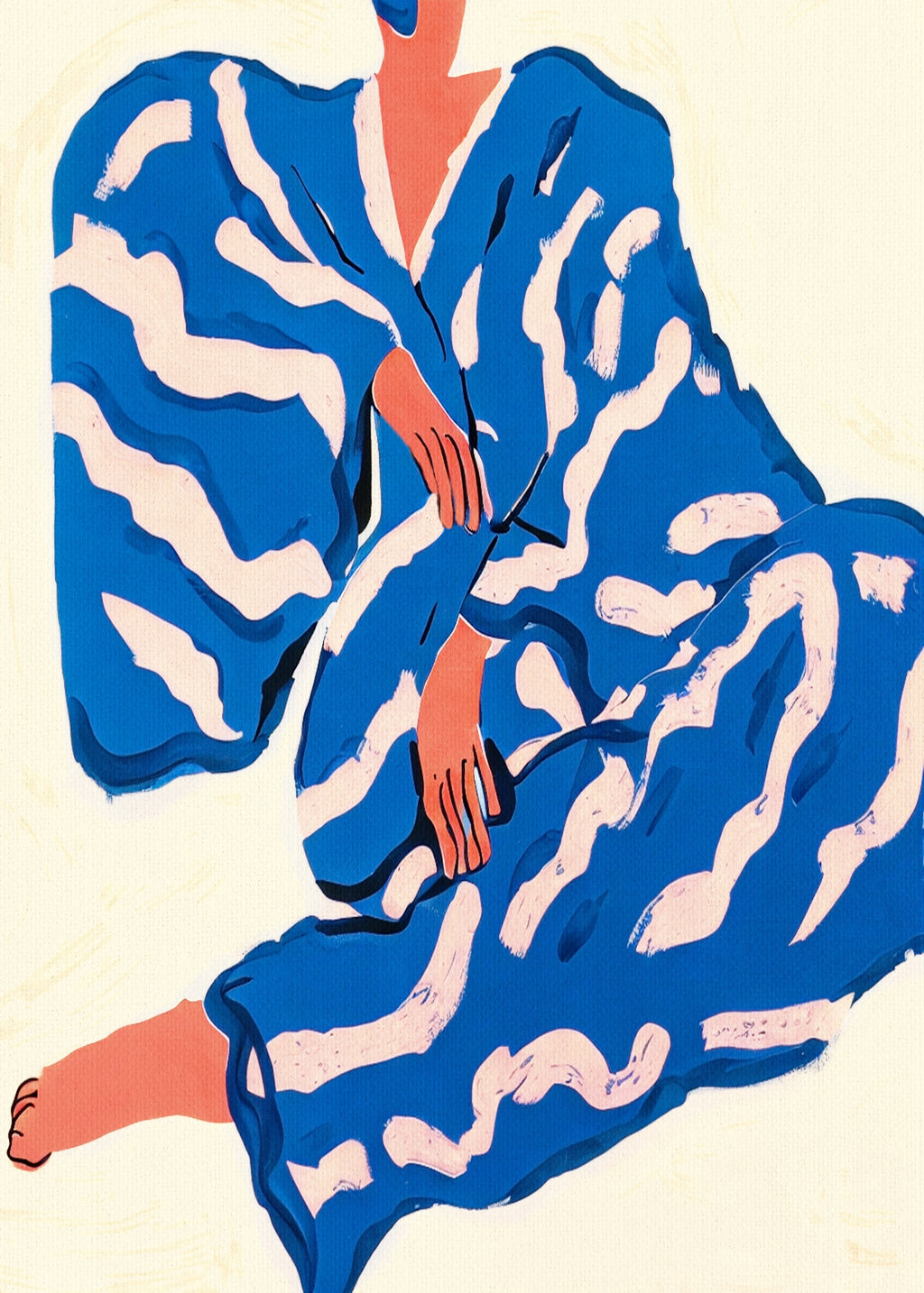 Portrait Indigoreverie - Unframed art print