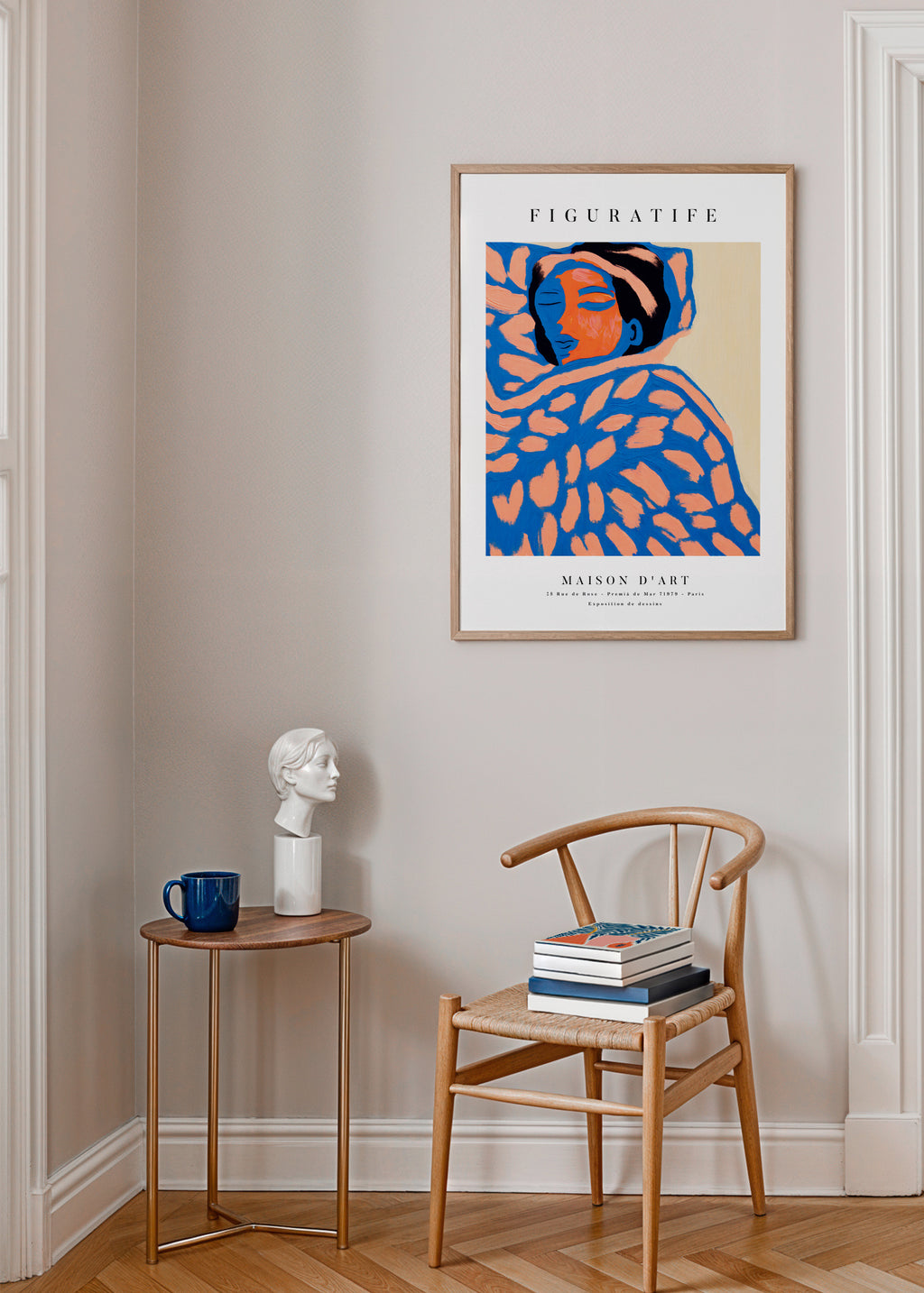 Poster Portrait Series 02 - Framed poster in an interior