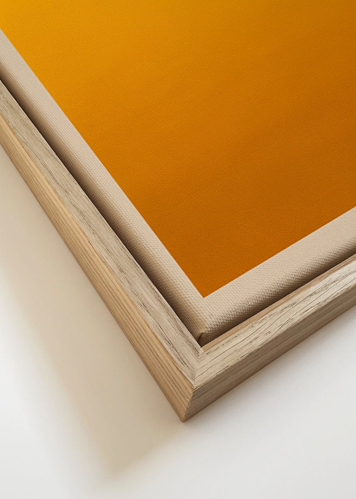 Cuadro minimalista degradado dorado – Canvas detail